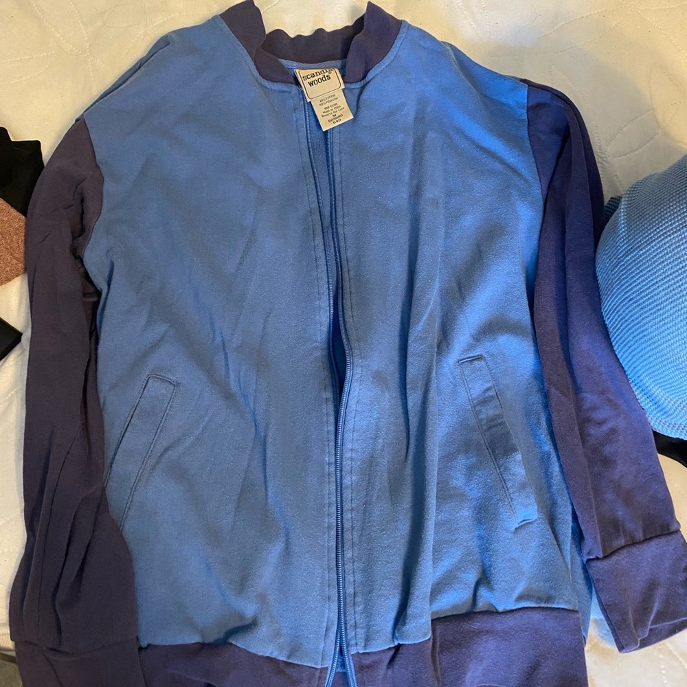 Scandia Woods Blue Zip-Up Jacket